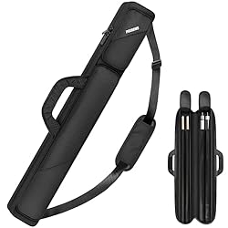 PEKREWS Pool Cue Case, Pool Stick Case 2x2 Holds 2