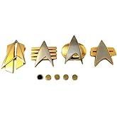 Classic Sci-Fi Trek Communicator Full Size Pins and Pip Set of 9 Pins