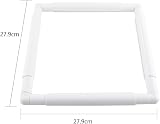 KIMISS Cross Stitch Frame Embroidery Clip Frame 27.9x27.9cm Plastic view 6
