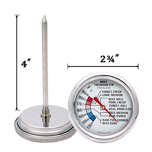 2 Blacksail+Kitchen+Thermometer+Grilling+Stainless