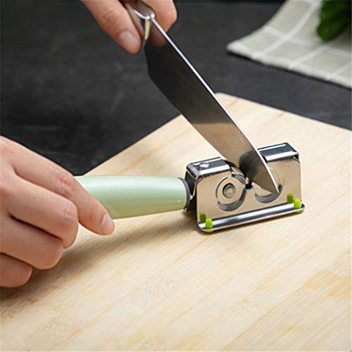 Fan-Ling Stainless Steel Sharpener Fast Sharpening Stone Kitchen Sharpener Tool,Whetstone,Knife Sharpening Grit Stone,Kitchen Whetstone Sharpener
