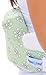My Brest Friend Original Nursing Posture Pillow, Green Sage Dotted Daisies