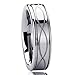 6MM Titanium Comfort Fit Wedding Band Ring Laser Etched Infinity Patterned Ring (5 to 10)