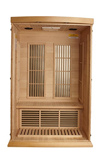 DYNAMIC SAUNAS AMZ-MX-K206-01 Maxxus Toulouse 2-Person Far Infrared Sauna
