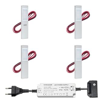 LED Unterbauleuchte Küche Falun| Küchenunterbauleuchten/Küchenbeleuchtung / Beleuchtung Küche/Unterschrankleuchte | 2,5W / Se
