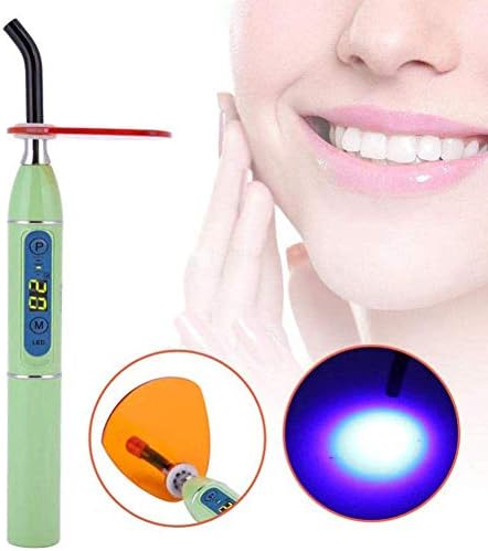 YJPQ 1500Mw LED Wireless Photo-Polymerizing Lamp Multicolour - Dental Equipment and Dental Tools Can Cure Any Brand of Resin Material