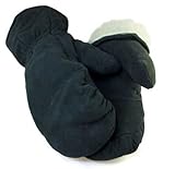 Northstar Mens Deerskin Buttersoft Mit Black Removable Liner 4