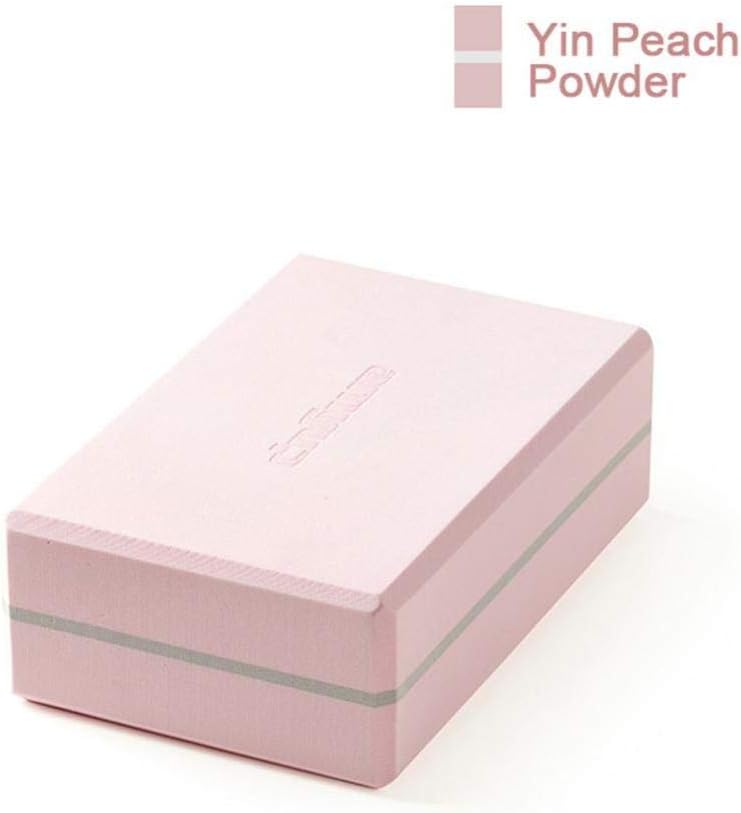 CAODAN High Density EVA Yoga Block Brick Sports Exercise Gym Foam Workout Stretching Aid Uxiliary Tool for Children Yoga Beginners-Pink