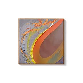Framed Canvas Wall Art for Living Room, Bedroom Abstract Canvas Prints for Modern Home Decoration Ready to Hang - 16"x16" inches