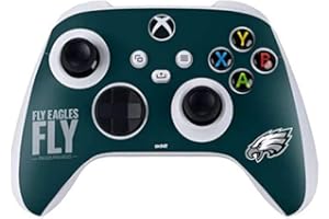 Skinit Decal Gaming Skin Compatible with Xbox Series S Controller - Officially Licensed NFL Philadelphia Eagles Team Motto Design