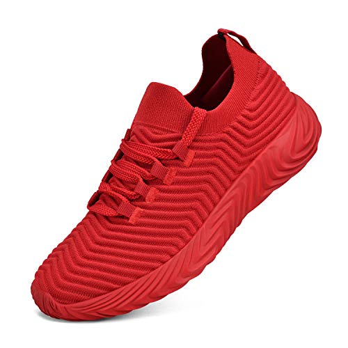 domirica Womens Sneakers Cross Training Shoes Walking Shoes Athletic Shoes Red Size 5.5