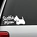 Bluegrass Decals E1057 Scottie Mom Scottish Terrier Dog Decal Sticker 8 Inches x 3.25 Inches