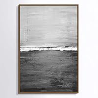 Framed Canvas Wall Art Abstract Texture Canvas Prints Home Artwork Decoration for Living Room,Bedroom - 16x24 inches