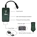 TOSSOW Outdoor Wireless Remote and Plug In Receiver Kit Weatherproof Smart Socket 2 Outlet Switch for Outdoor Electric Appliance with 100 Feet Range,Green