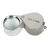 Stalwart 30X Jewelers Eye Loupe Magnifier with Case