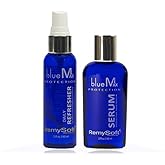 RemySoft blueMax Daily Refresher & Protective Silicone Serum Set - Safe for Hair Extensions, Weaves and Wigs - Salon Formula Leave-in Conditioner & Serum