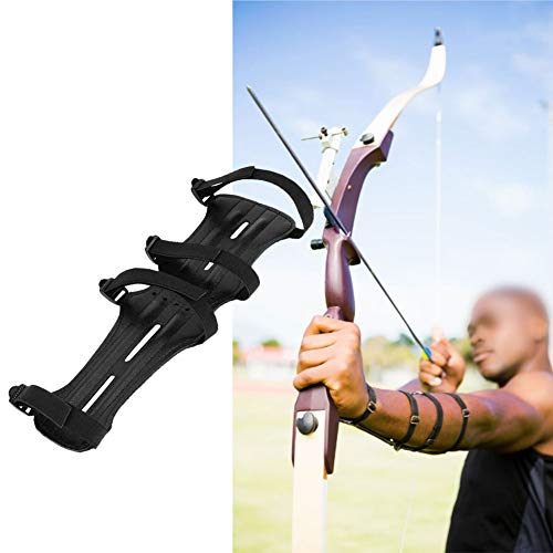 Tihebeyan Archery Armguard, Arm Guard Leather Arm Armor Guard Bracers Medieval Armor Costume Traditional Archery Protective Gear