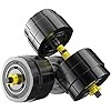 Dumbbell Gezondheid Verstelbare Dumbbell Cover Rubber Dumbbell Set 2 in 1 halter, inclusief verbindingsstang, 5…