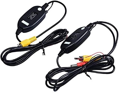amiciAuto RCA Video Wireless Transmitter & Receiver for Car Reverse Camera System