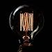 Edison Bulb 40W - Elfeland Vintage Antique Style Incandescent Light Bulbs - Squirrel Cage Filament - Classic Amber Glass - Dia. 80mm - E26/E27 Medium Base - Dimmable - 2 Pack