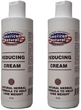 American Natural Reducing Cream 2 PACK 8 Oz Natural Fat Burner Weight Loss
