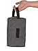 Canvas Travel Toiletry Organizer Shaving Dopp Kit Cosmetic Makeup Bag#204 (grey)