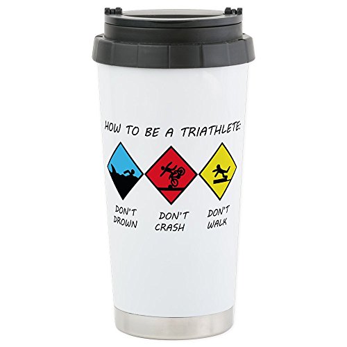 CafePress - Triathlete Stainless Steel Travel Mug - Stainless Steel Travel Mug,...