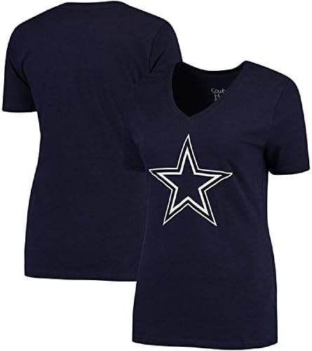 Dallas Cowboys Women's Navy Blue Logo Premier Too T-Shirt
