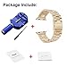 iiteeology Compatible with Apple Watch Band, 42mm 44mm Stainless Steel iWatch Band Link Bracelet with Adapters for Apple Watch Series 2 Series 1 - Champagne Gold