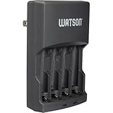 Watson 4-Hour Rapid Charger for AA and AAA NiMH and NiCd Rechargeable Batteries