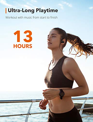 TaoTronics Bluetooth Headphones 13 Hours Playtime Bluetooth 5.0 Sport Earphones IPX7 Waterproof Wire - //coolthings.us