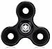 Hyperdictive Aluminium Metal Hand Spinner Fidget Toy:Highly Reflective EDC Fidget Toy For Kids & Adults-Fiddle Toy For Anxiety- Stress Relief Toy-The Coolest ADHD Spinner Toy- Amazing Gift- Black