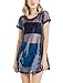 Full See Through T-Shirt Dress Mesh Outfit Women