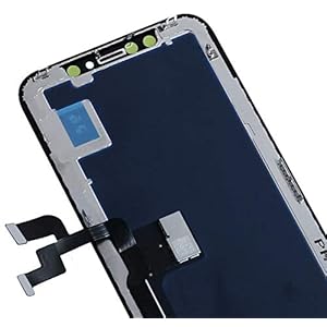 LL TRADER Display per iPhone X LCD Sostituzione Schermo 5.8'' Touch Screen Digitizer Strumento di Riparazione per Assemblaggio Cornice iPhone X con Modello A1865, A1901, A1902 (Funzione 3D Touch) - immagine 7