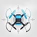 AICase Mini RC Quadcopter Drone, 2.4Ghz 6-Axis Gyro 4 Channels JXD 512W Helicopter Headless Mode UFO With 0.3MP Camera, Blue Bee (Blue/With WIFI)