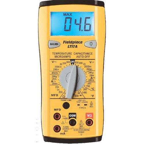Fieldpiece LT17A Classic Style Digital Multimeter w/Temp, MFD