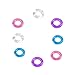 Elisel Soft Silicone Male Dream Essentials Crazy 5/10 Pcs Waterproof Silicone Cockrings Penis Ring Cock-ring Delay Control Ring Super Stretch Cockring Prostate Set for Men Male Masturbation Sex Toys Color Random with Wowlife's Pouch (10 Pcs)