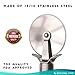 Pizza Cutter, Stainless Steel Pizza Cutter Wheel for Home and Kitchen with Ergonomic Handle and Anti Slip Grip