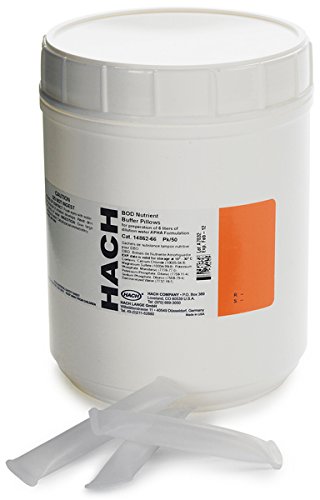 Hach 1486266 BOD Nutrient Buffer Pillows, 6 liter, 50/pk