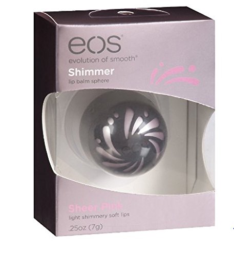 eos Lip Balm Sphere Shimmer Sheer Pink 0.25 oz.
