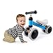 LBLA Baby Balance Bike Children Walker for 10-36 Months No Pedal Infant 4 Wheels Bicycle Toddler Bike The First Gift(Blue)