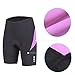 beroy Bike Shorts with 3D Gel Padded,Womens Gel Cycling Shorts, Purple-1, Medium