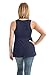 Kindred Bravely Ultra Soft French Terry Nursing Tank Top for Maternity/Breastfeeding (Navy Blue, Medium)