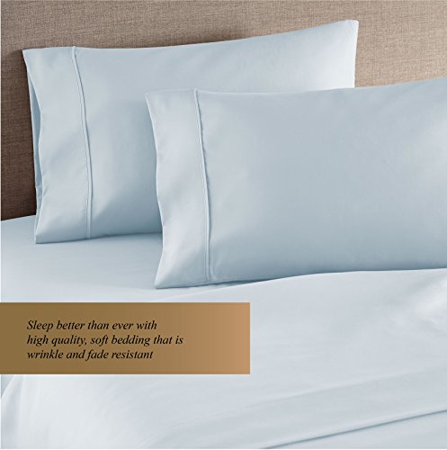 image for HC COLLECTION 1500 Thread Count Egyptian Quality 2pc Set of Pillow Cas