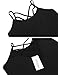 Meaneor Women Sexy Crisscross Cami Cotton Loose Tank Top Sleeveless Camisole Vest