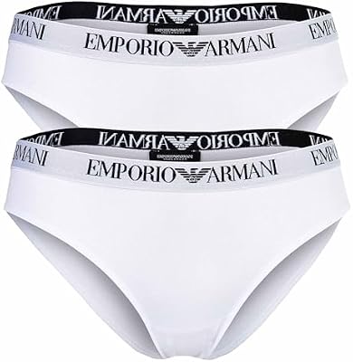 Woman's Essential Cotton - Slip da Donna, Confezione da 2, Colore Bianco, L, Bianco/Bianco, L