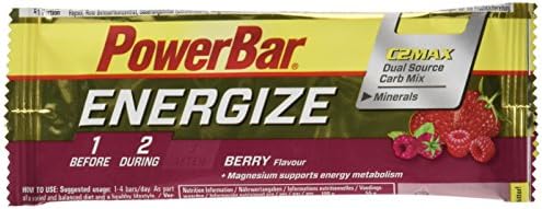 Powerbar Berry Energize Bar - Brown, 55 g (25 Pack)