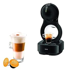 Krups KP1308 Dolce Gusto Lumio Black – Compacte automatische koffiemachine – Professionele kwaliteitskoffie, danzij…