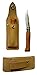 #6 Opinel Carbon Steel Folding Knife w/ Beechwood Handle and Leather Sheath