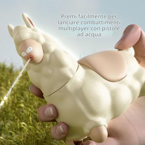Mini Pistola ad Acqua,2 Pezzi Spruzzatore d'Acqua,Sprayer,Squirter D'acqua Di Alpaca,Piccola Pistola Ad Acqua a Forma di Lama,per Giochi, Giocattoli In Piscina